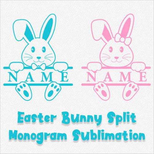 Bunny, Bow-tie and Monogram