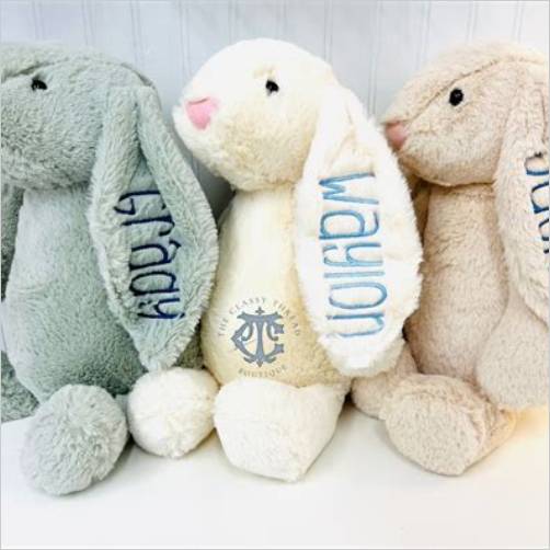 Bunny with Glasses and Mustache and Name