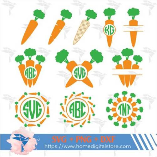 Carrot with Monogram