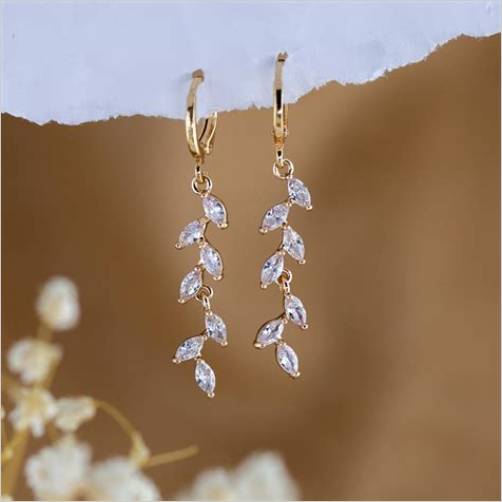 Fancy-Monogram-Gold-Mirror-Earrings