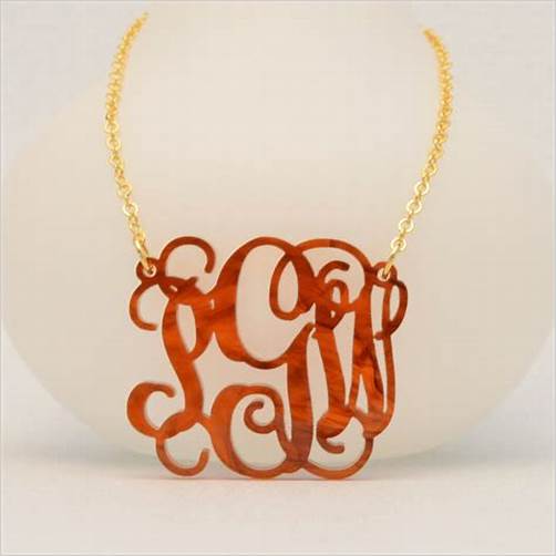 Name Acrylic Necklace