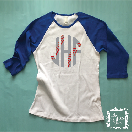 Personalized baseball tee is sure to be a hit at any ball park!