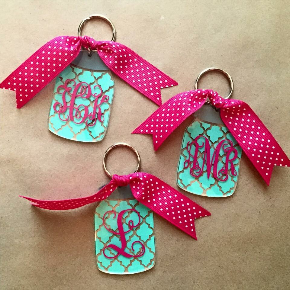 Mason Jar Key Bauble